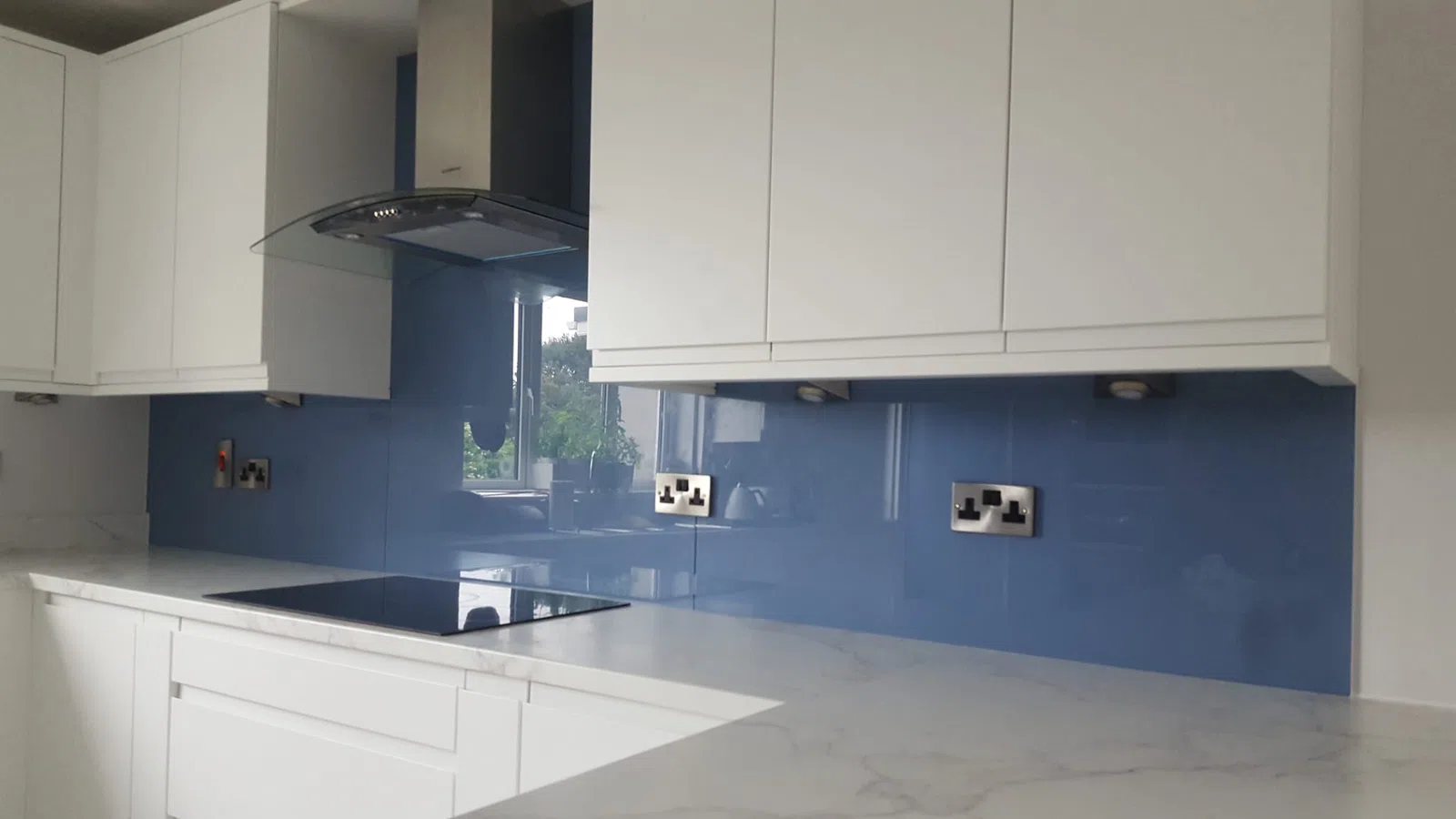 Kitchen glass splashback installation in Dublin, gallery image 6