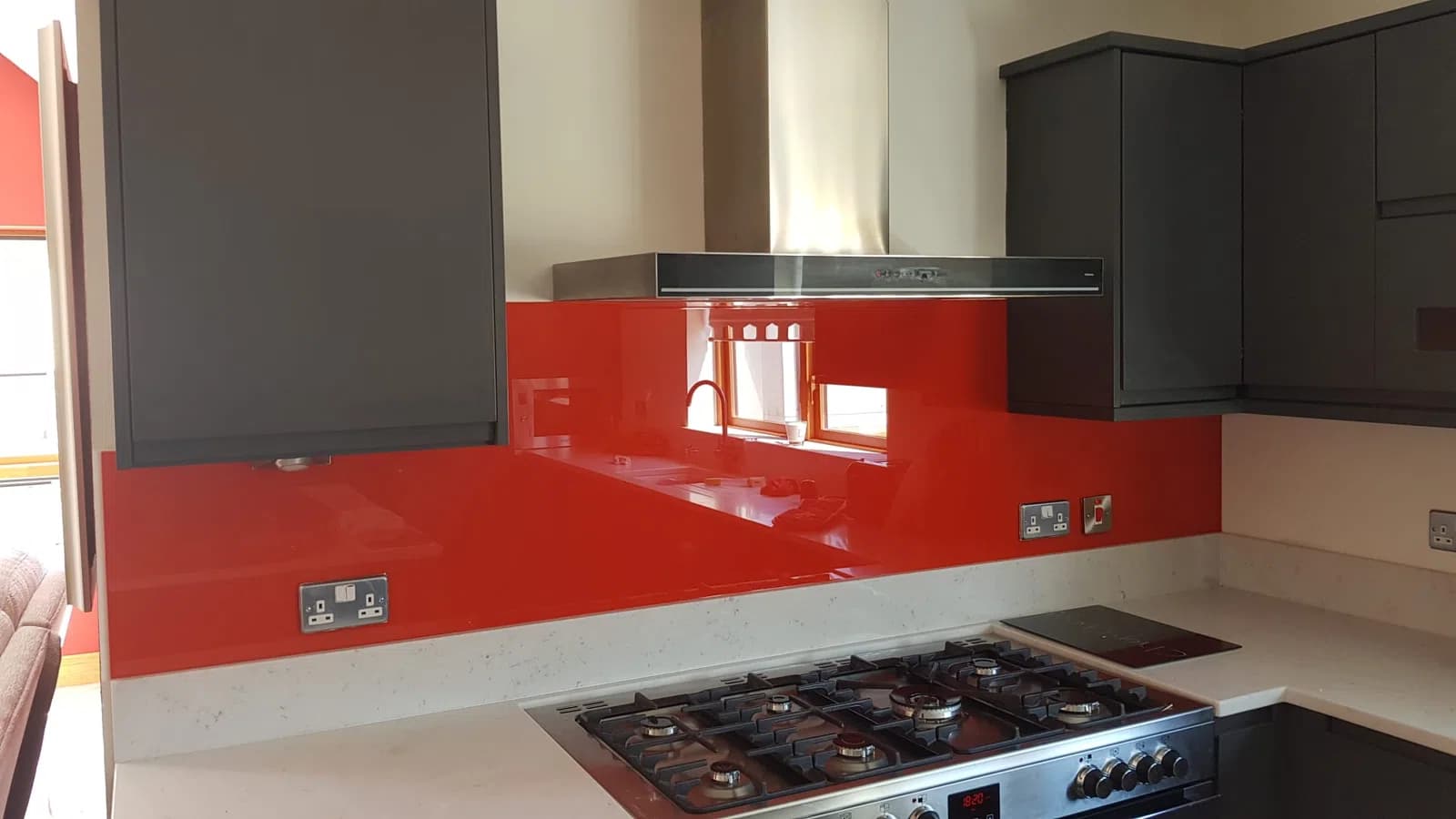 Kitchen glass splashback installation in Dublin, gallery image 8