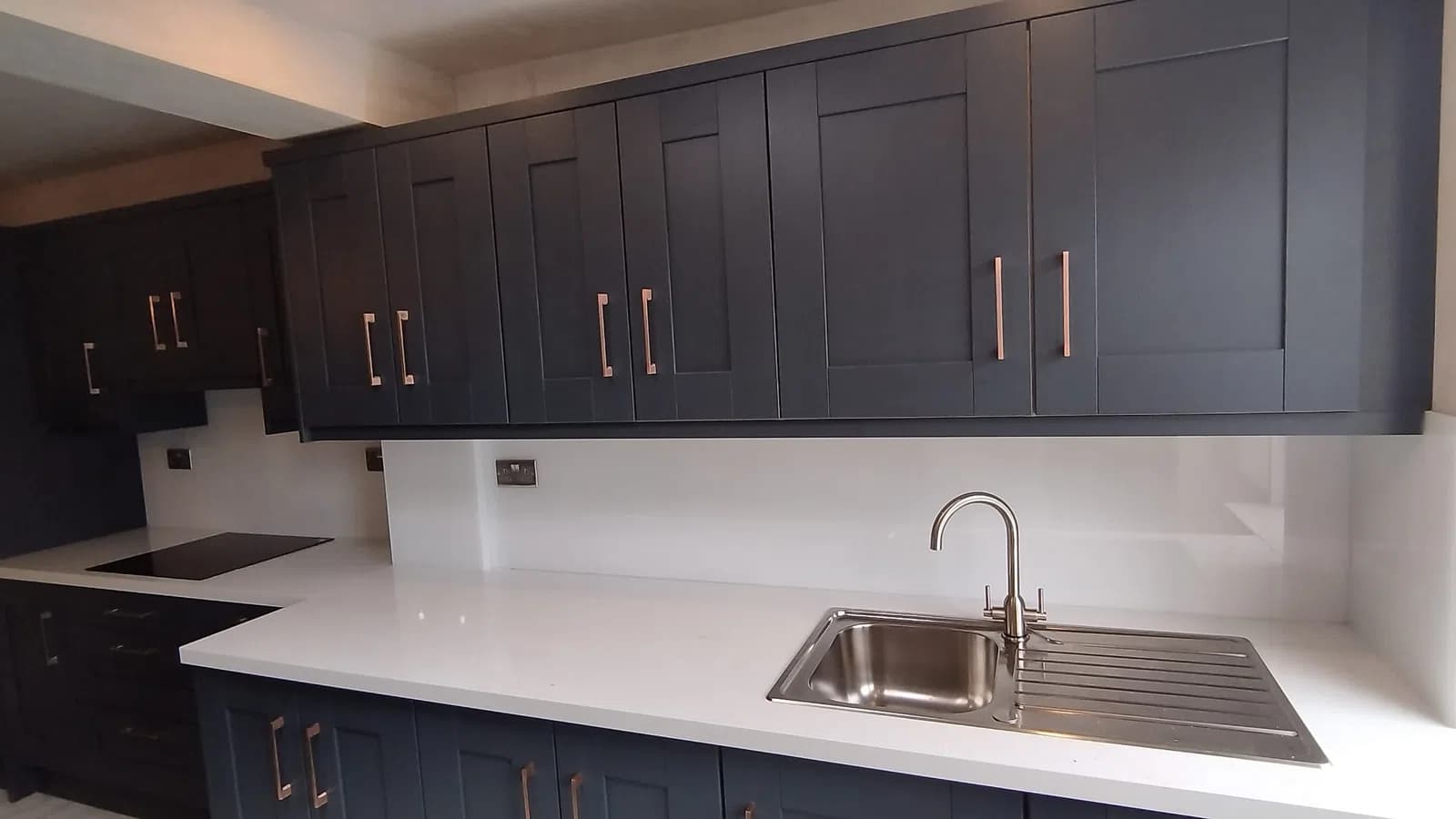 Kitchen glass splashback installation in Dublin, gallery image 10