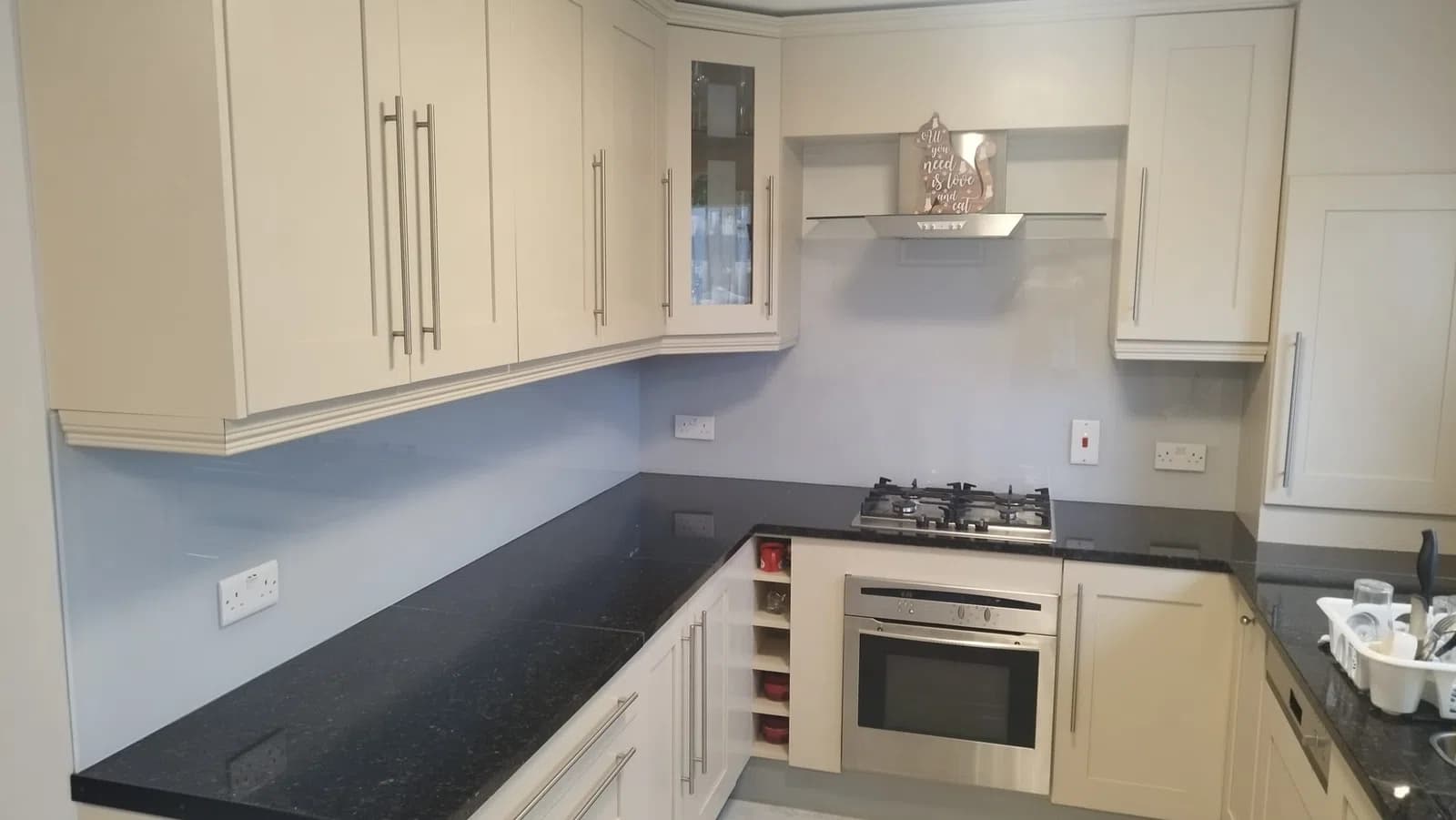 Kitchen glass splashback installation in Dublin, gallery image 14