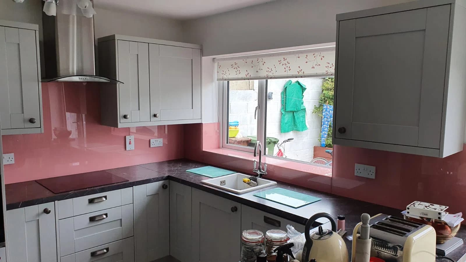 Kitchen glass splashback installation in Dublin, gallery image 19