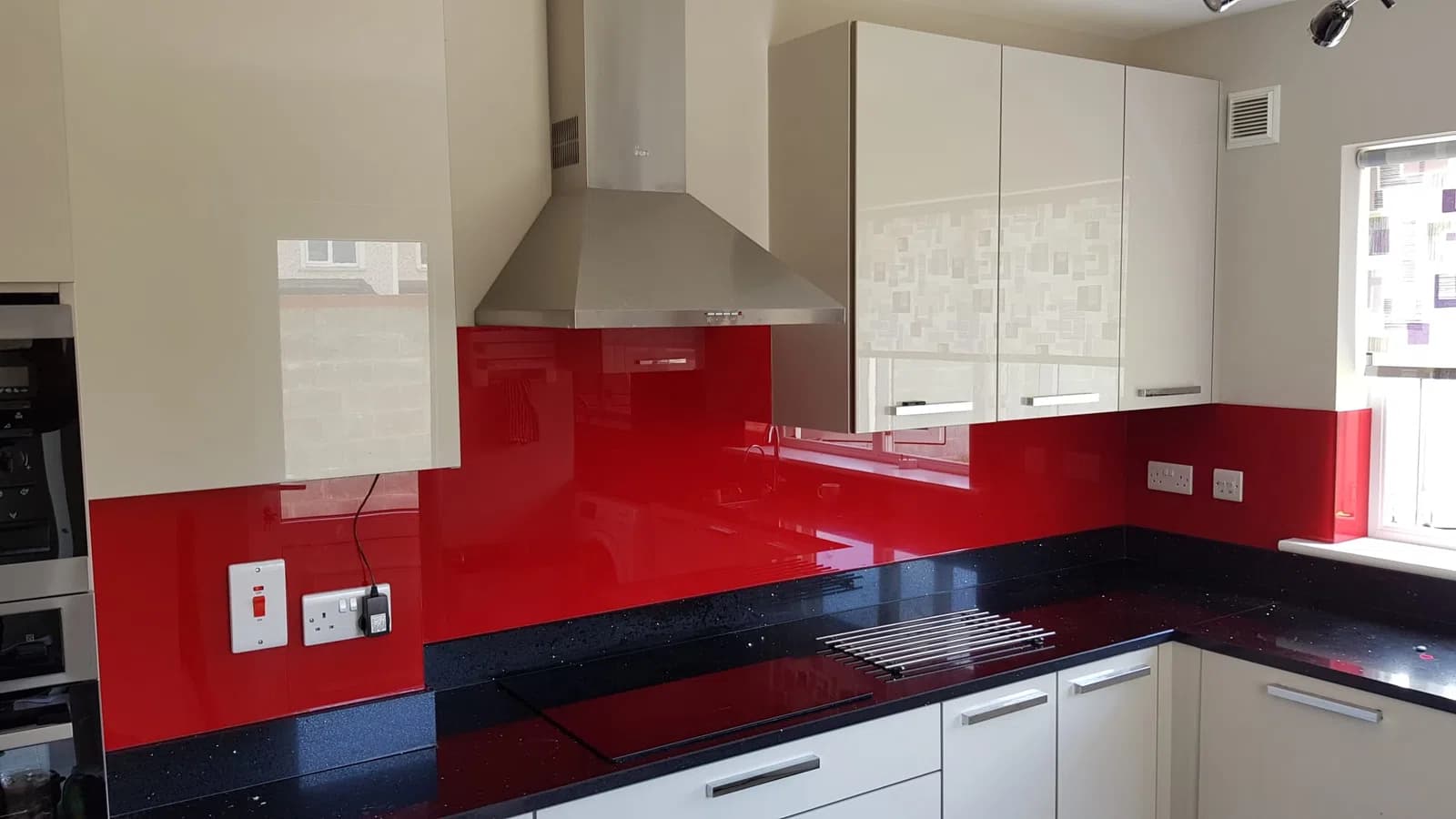 Kitchen glass splashback installation in Dublin, gallery image 22
