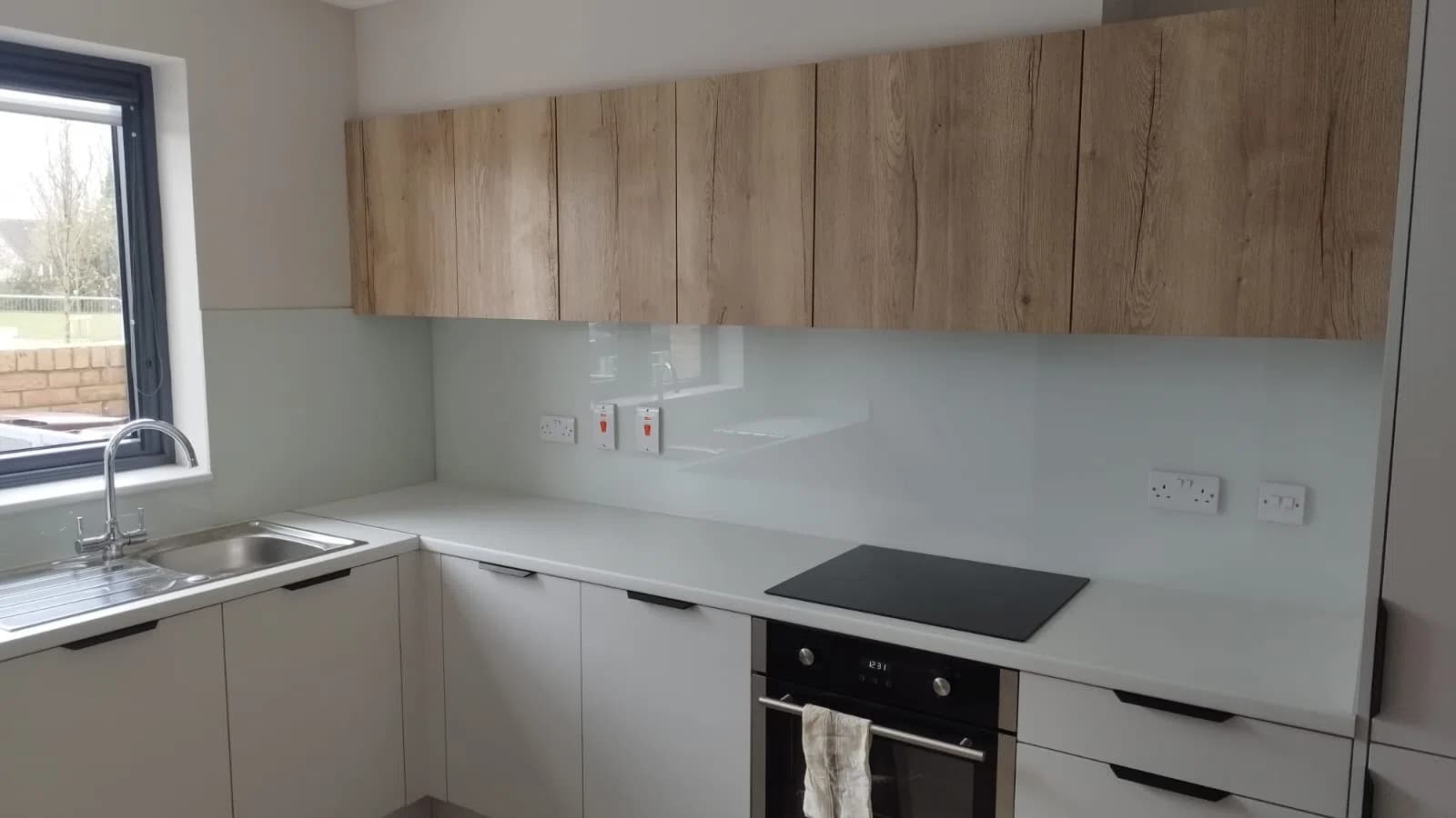 Kitchen glass splashback installation in Dublin, gallery image 25