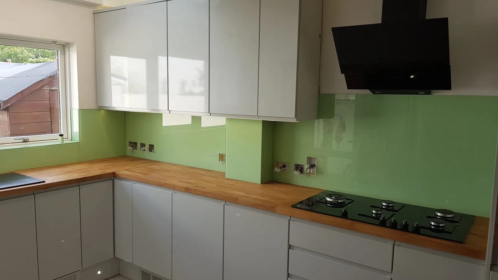 Kitchen glass splashback installation in Dublin, gallery image 32