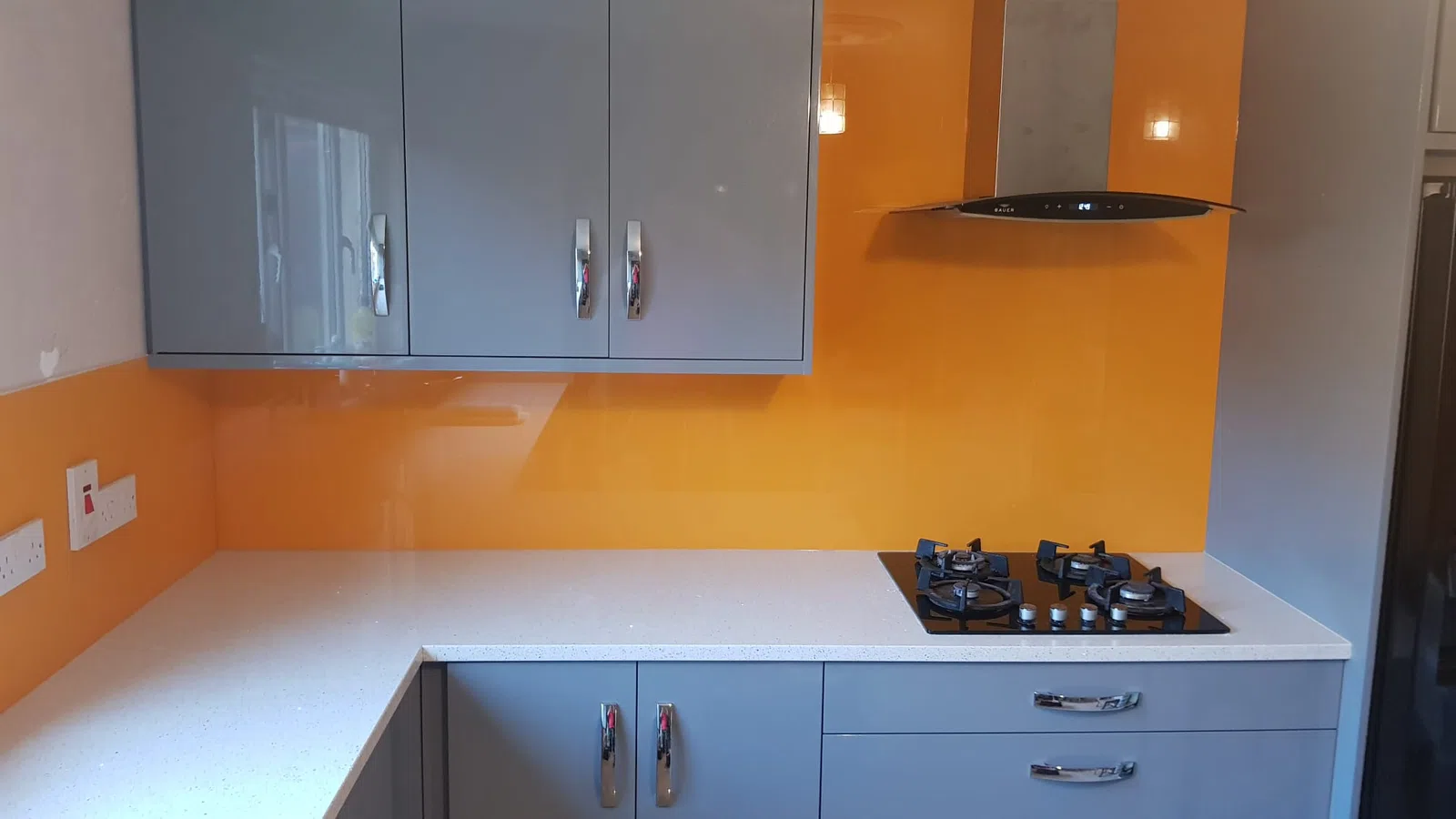 Kitchen glass splashback installation in Dublin, gallery image 33