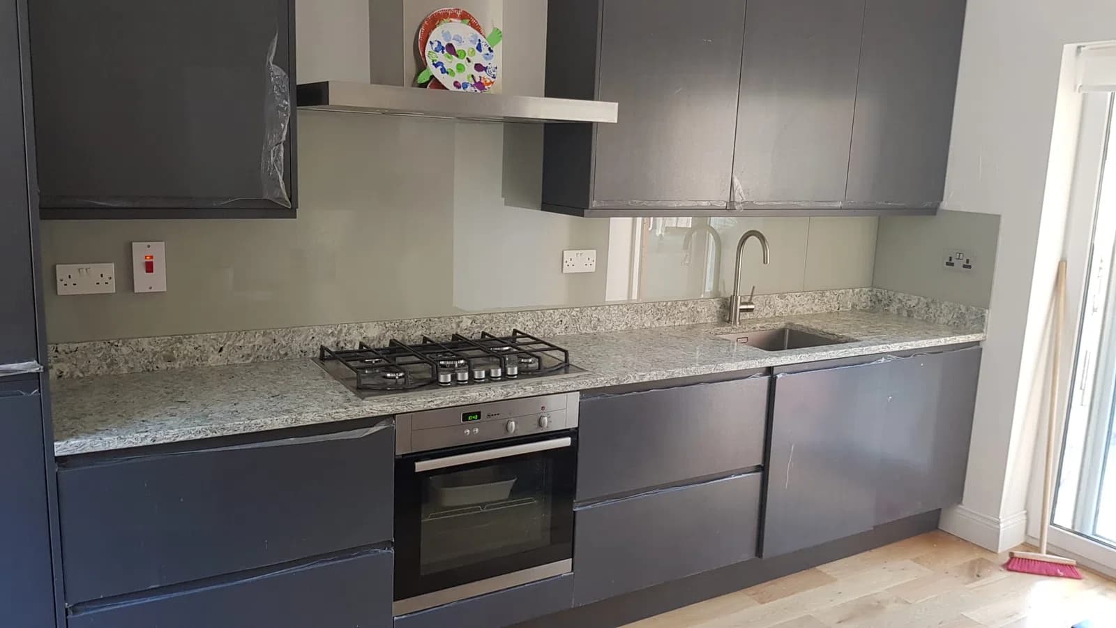 Kitchen glass splashback installation in Dublin, gallery image 35
