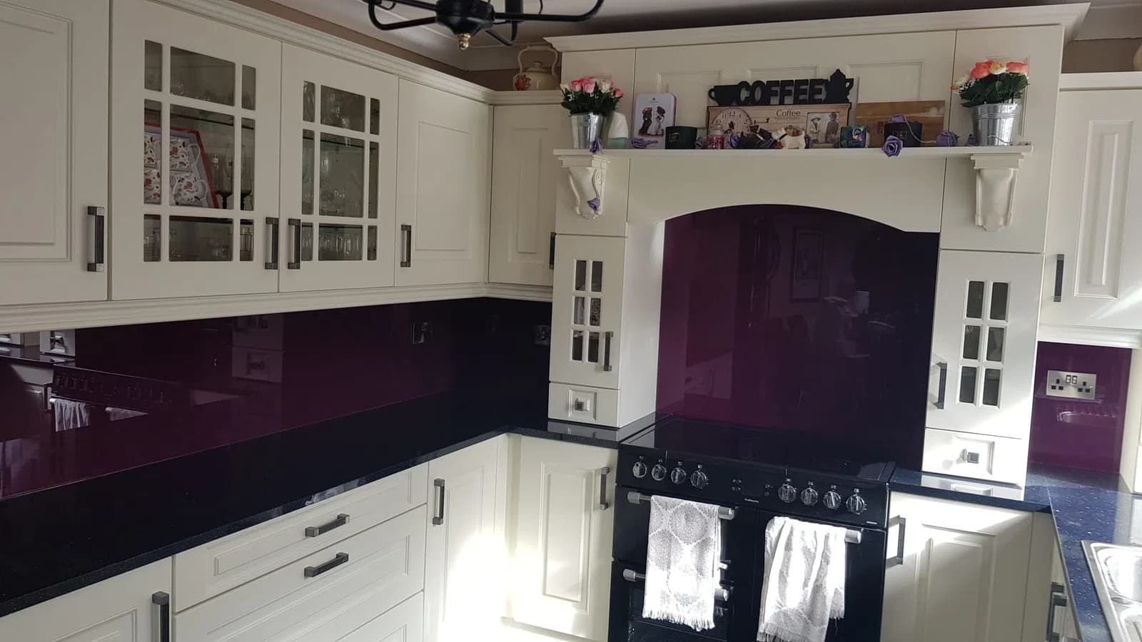 Kitchen glass splashback installation in Dublin, gallery image 38