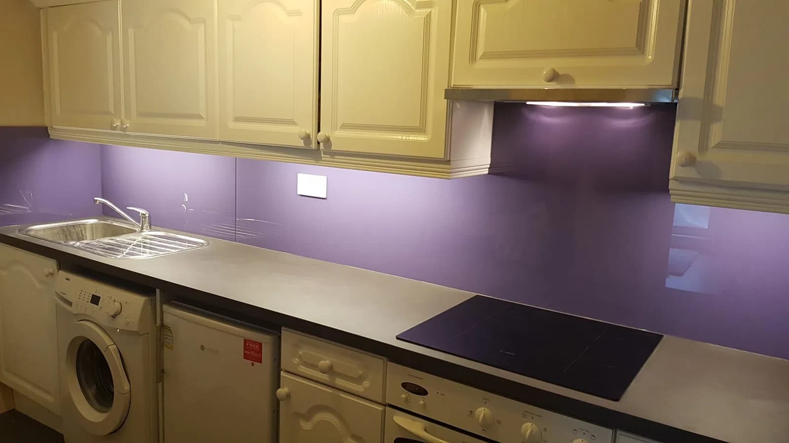 Kitchen glass splashback installation in Dublin, gallery image 39