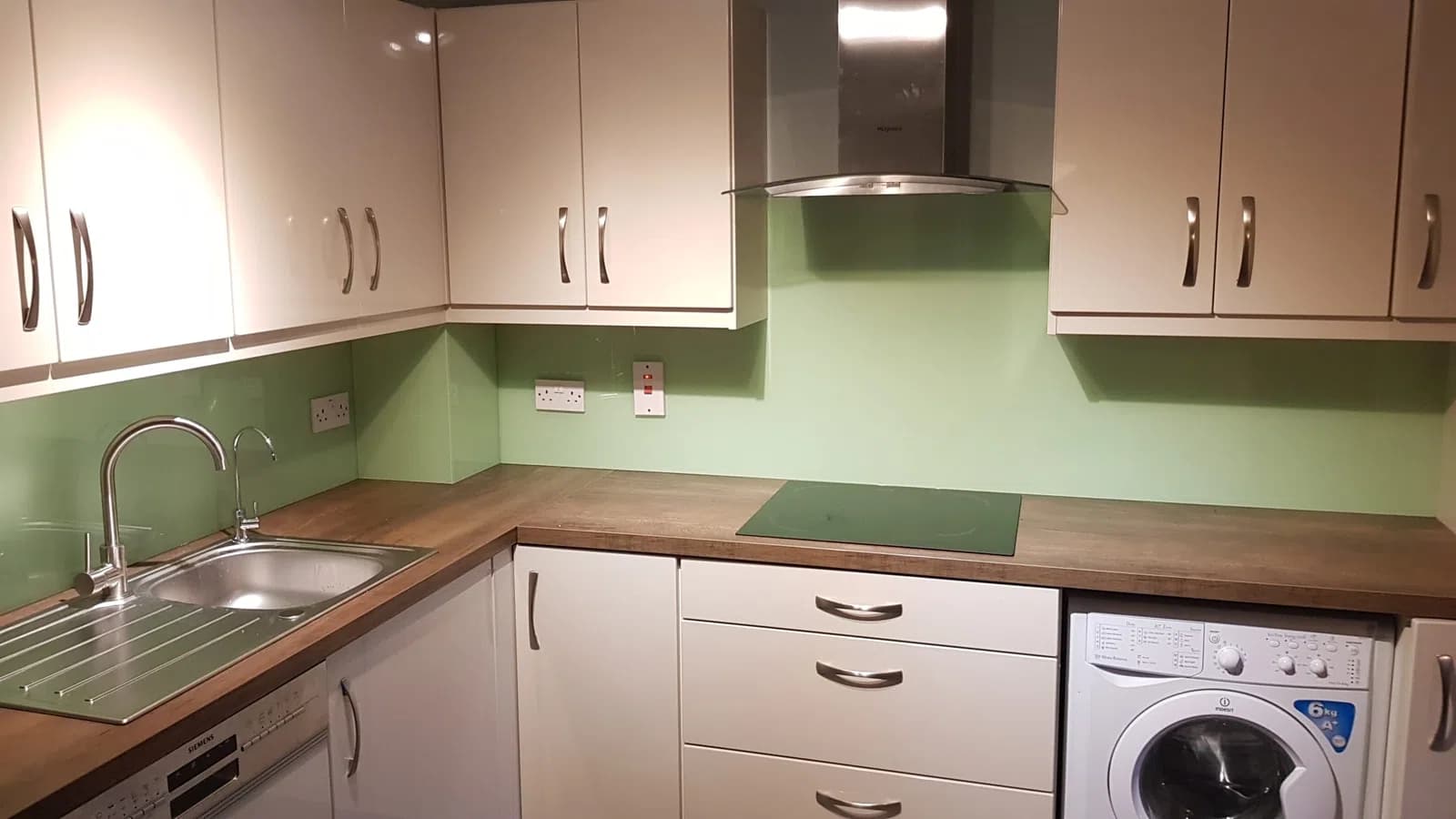 Kitchen glass splashback installation in Dublin, gallery image 42