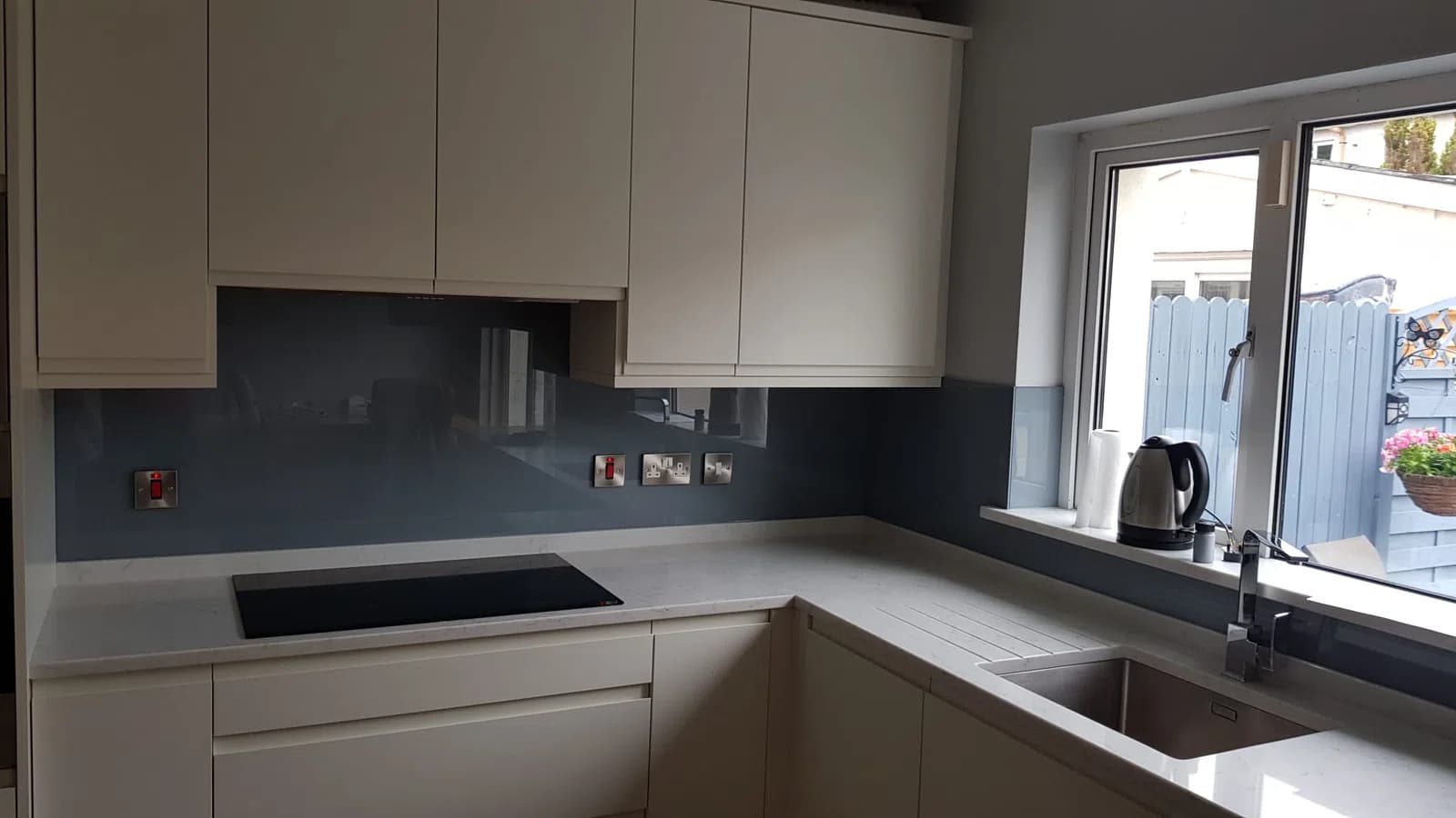 Kitchen glass splashback installation in Dublin, gallery image 51