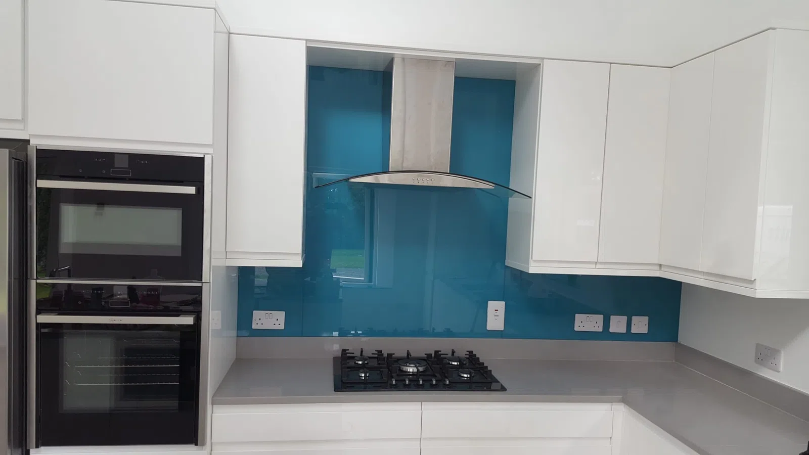 Kitchen glass splashback installation in Dublin, gallery image 53