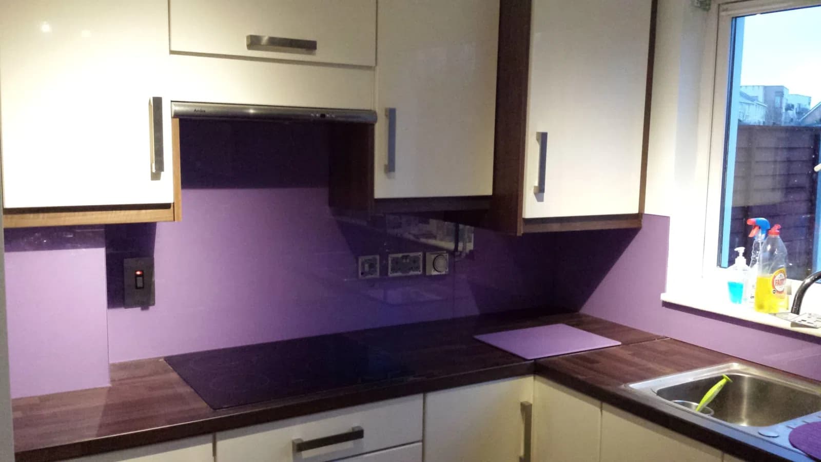 Kitchen glass splashback installation in Dublin, gallery image 58