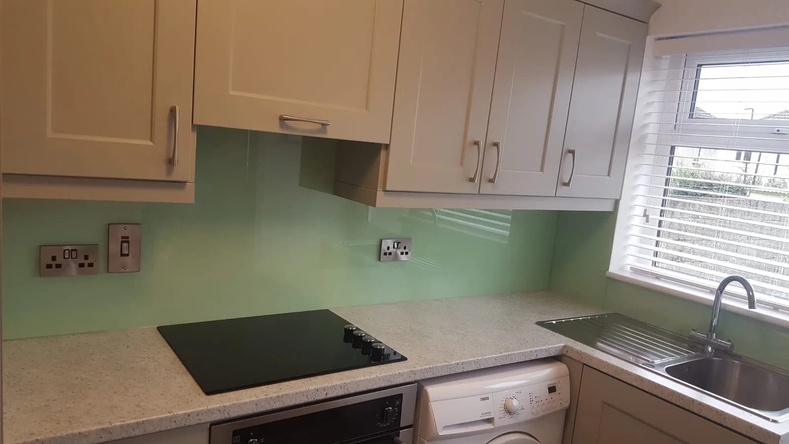 Kitchen glass splashback installation in Dublin, gallery image 60