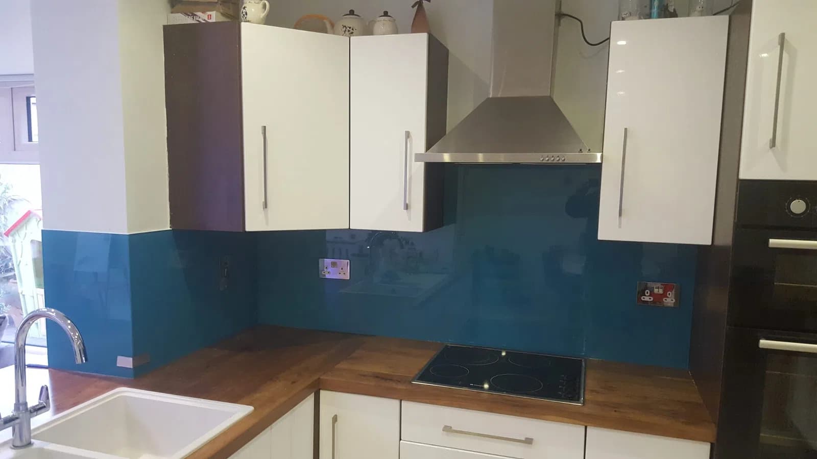 Kitchen glass splashback installation in Dublin, gallery image 63