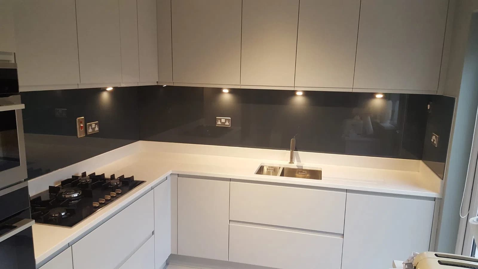 Kitchen glass splashback installation in Dublin, gallery image 64