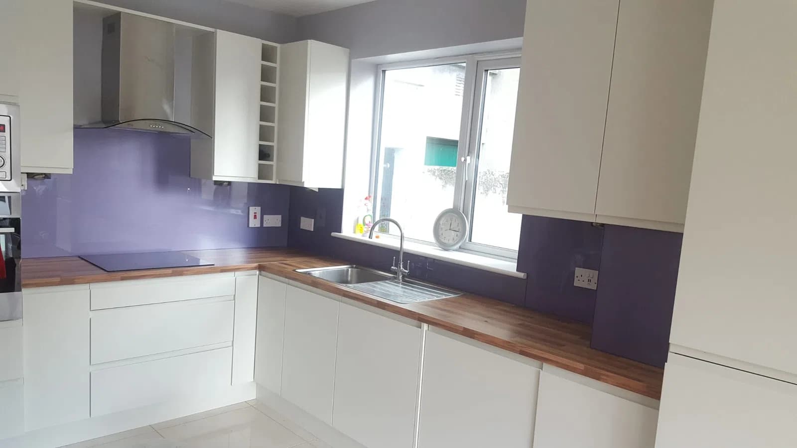 Kitchen glass splashback installation in Dublin, gallery image 66