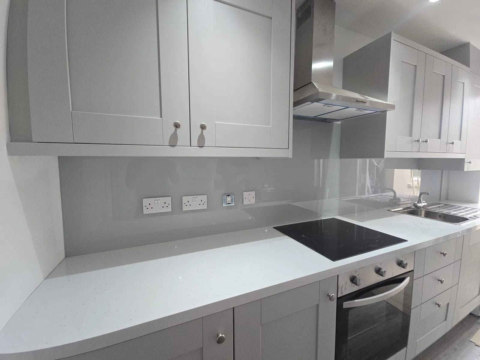 Kitchen glass splashback installation in Dublin, gallery image 67