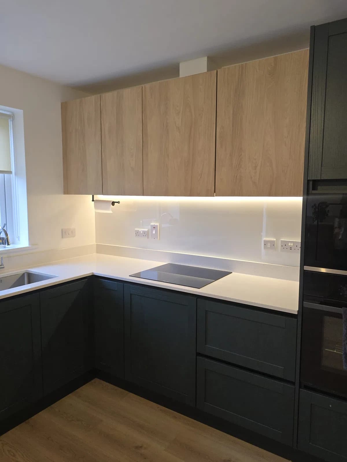 Kitchen glass splashback installation in Dublin, gallery image 68